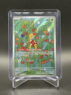 Pokemon Shuckle Illustration Rare ME01: Mega Evolution 136/132 NM - Image 1