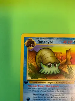 Omanyte 52/62 | Fossil First Edition | Pokemon TCG Common NM/ LP - Image 2