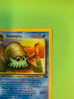 Omanyte 52/62 | Fossil First Edition | Pokemon TCG Common NM/ LP - Image 3