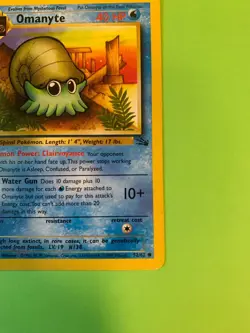 Omanyte 52/62 | Fossil First Edition | Pokemon TCG Common NM/ LP - Image 4
