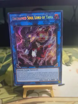 Unchained Soul Lord of Yama Secret Rare Card MP24-EN101 2 available - Image 1