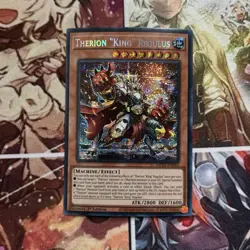 Yu-Gi-Oh Therion King Regulus MP23-EN063 Prismatic Secret Rare NM Condition - Image 1