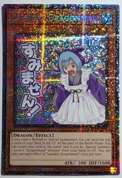 Yugioh Laundry Dragonmaid RA05-EN095 Starlight Rare 1st Edition - Image 1