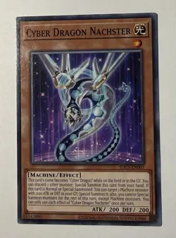 Yugioh Cyber Dragon Nachster SDCS-EN007 Common Unlimited NM - Image 1