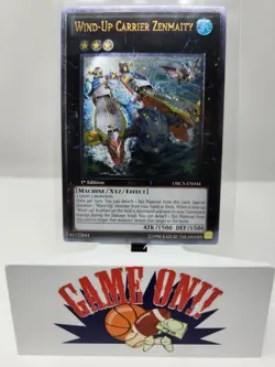 YuGiOh Wind-Up Carrier Zenmaity ORCS-EN044 1st Edition Ultimate Rare NM - Image 1