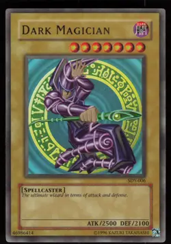 Dark Magician SDY-006 SDY Ultra Rare HEAVY FOIL BLEED ERROR Yu-Gi-Oh - Image 1