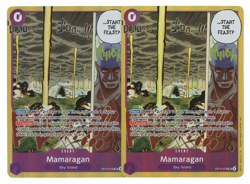 ONE PIECE TCG MAMARAGAN OP15-078 SR ADVENTURES ON KAMI'S ISLAND ENGLISH (2x) - Image 1