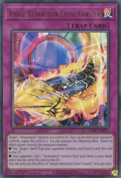 LIOV-EN071 Amaze Attraction Cyclo-Coaster Ultra Rare 1st Edition NM YuGiOh TCG - Image 1