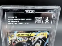 Pokemon Card - Promo - Zekrom EX - BW38 Graded TAG 6 EX MT - Image 3