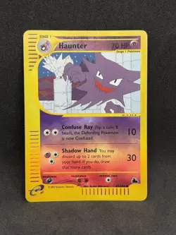 Pokemon TCG Haunter Card Skyridge 63/144 Reverse Holo LP/MP Condition - Image 1