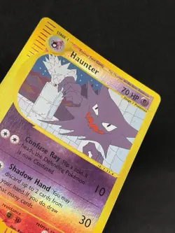 Pokemon TCG Haunter Card Skyridge 63/144 Reverse Holo LP/MP Condition - Image 2