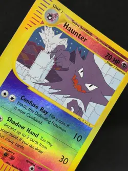 Pokemon TCG Haunter Card Skyridge 63/144 Reverse Holo LP/MP Condition - Image 3