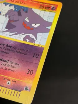 Pokemon TCG Haunter Card Skyridge 63/144 Reverse Holo LP/MP Condition - Image 4