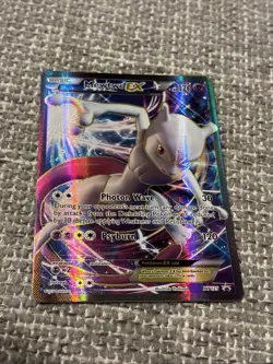 Mewtwo EX XY125 Holo Full Art Black Star Promo Pokemon Card LP - Image 2