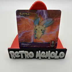 2003 Pokemon Advanced Artbox 3D Minun #AF27 Lenticular Card Rare - Image 1