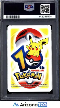 Pokemon 2006 Ponyta/Rapidash 3 Of Clubs 10th Anniversary Playing Cards PSA 10 - Image 2