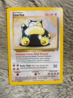 Snorlax Legendary Collection Uncommon 64/110 Pokemon Card Near Mint - Image 1