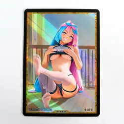 IONO Waifu Anime Card LIMITED 1/1 Custom TCG Holo Goddess Story ACG T14836 - Image 1