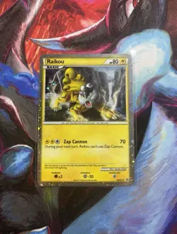 Raikou HGSS19 Black Star Promo 2010 Holo Card EX Pokemon TCG - Image 1