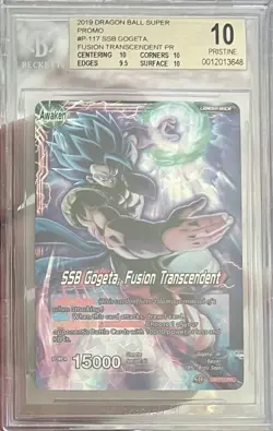 SSB Gogeta, Fusion Transcendent - Dragon Ball Super Card Game (P-117) BGS 10 - Image 1