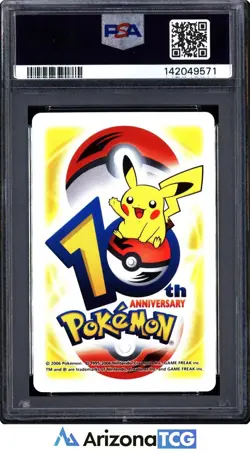 Pokemon 2006 Ho-Oh King Of Hearts Yellow Pokemon 10th Annv. Playing Card PSA 9 - Image 2