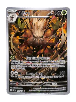 Shiftry 163/163 Temporal Forces TEF Illustration Rare Pokemon Card NM - Image 1