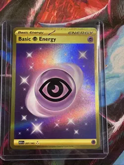 Pokemon TCG Psychic Energy Scarlet & Violet Basic Card 207/165 Gold - Image 1