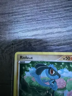 Pokemon Riolu Pop Series 8 16/17 MP Condition TCG Card Common - Image 2