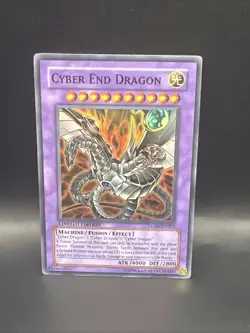 Cyber End Dragon STON-ENSE1 YuGiOh Strike of Neos 2007 Super Rare Card - Image 1