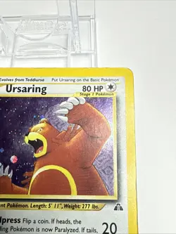 2001 Ursaring 15/75 Holo Neo Discovery - Pokemon TCG Card - CREASES - Image 5