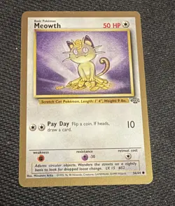 Meowth - (Gold Bordered Promo) Miscellaneous Cards & Products - Pokemon 56/64 - Image 1
