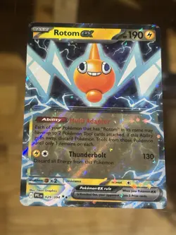 Rotom Ex 029/094 Me02: Phantasmal Flames Holo Pokemon Card Buy 2 Get 1 Free - Image 1