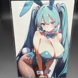 Hatsune Miku Anime Waifu Card Doujin ACG Goddess Holo - Image 1