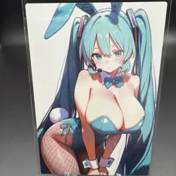 Hatsune Miku Anime Waifu Card Doujin ACG Goddess Holo - Image 2