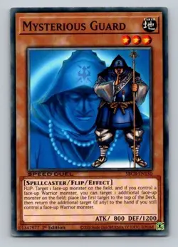2020 Yugioh Mysterious Guard SBCB-EN150 1st Edition Common - Image 1