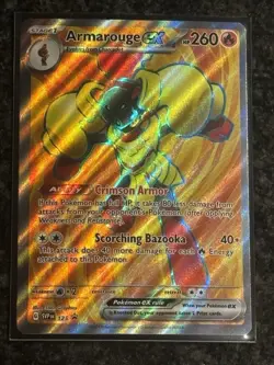 Armarouge ex 125 Sv: Scarlet & Violet Promo Cards Holo Black Star NM W Sleeve - Image 1