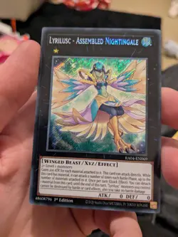 Lyrilusc - Assembled Nightingale RA04-EN069 Secret Rare 1st Ed YuGiOh - Image 1