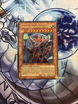 (UU) Arcanite Magician/Assault Mode 1st Ed. YuGiOh Crimson #CRMS-EN021 VLP - Image 1
