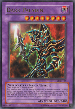 Yugioh! LP Dark Paladin - MFC-105 - Ultra Rare - Unlimited Edition Lightly Playe - Image 1