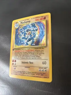 Pokemon TCG Machamp 1st Edition Holo Rare Card 8/102 - Image 4