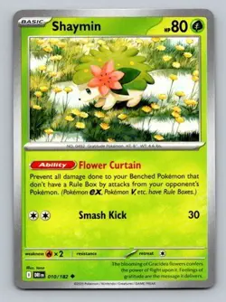 2025 Pokemon Card Destined Rivals Shaymin 10/182 - Image 1