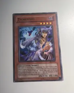 Konami Tsukuyomi DCR-075 Dark Crisis Rare Unlimited Spellcaster Spirit Eng - Image 1