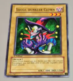 Yu Gi Oh Saggi, dunkler Clown # MRD-G066 1.AUFLAGE Metal Raiders 2002 N.Mi-Mint - Image 1