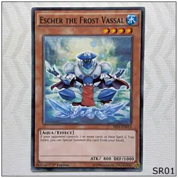 Escher the Frost Vassal - SR01-EN013 - Common 1st Edition Yugioh - Image 1