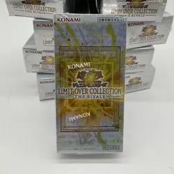Lot of (10) Yu-Gi-Oh! TCG Japanese Limit Over Collection The Rivals Booster Box - Image 2