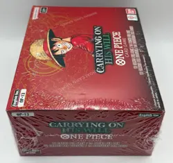 One Piece TCG OP-13 Carrying On His Will Booster Box SEALED EN Auction #1 - Image 4
