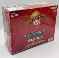 One Piece TCG OP-13 Carrying On His Will Booster Box SEALED EN Auction #2 - Image 1
