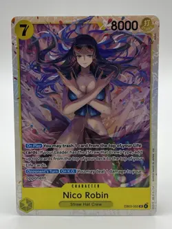 Nico Robin EB03-055 SR Extra Booster Heroines Edition One Piece Card Game - Image 1