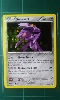 Pokemon Card XY Black Star Promo XY196 Genesect Holo 2017 LP - Image 1