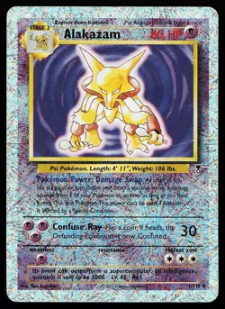 Alakazam 1/110 Reverse Holo Rare Legendary Collection Pokemon Card - Image 1
